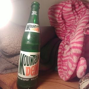Mt. Dew 10 Oz vintage bottle